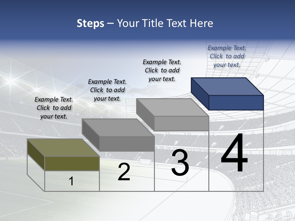 Chalk Stand Football PowerPoint Template