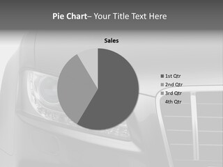 Black Car Isolated PowerPoint Template