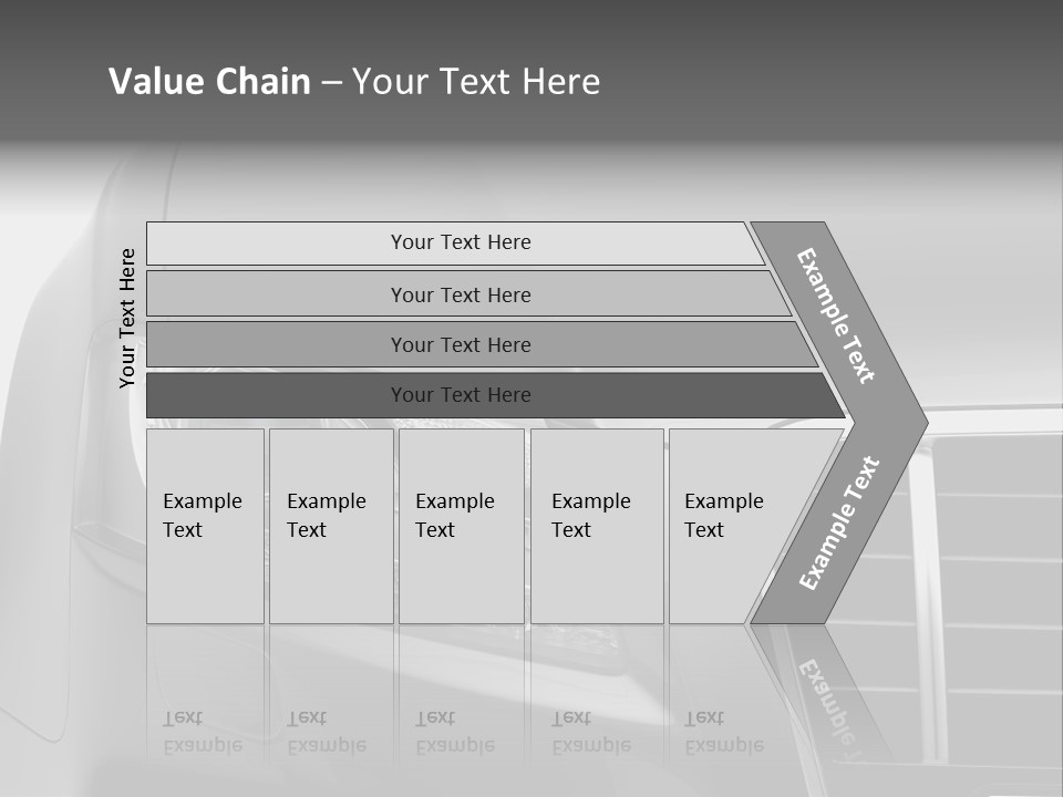 Black Car Isolated PowerPoint Template