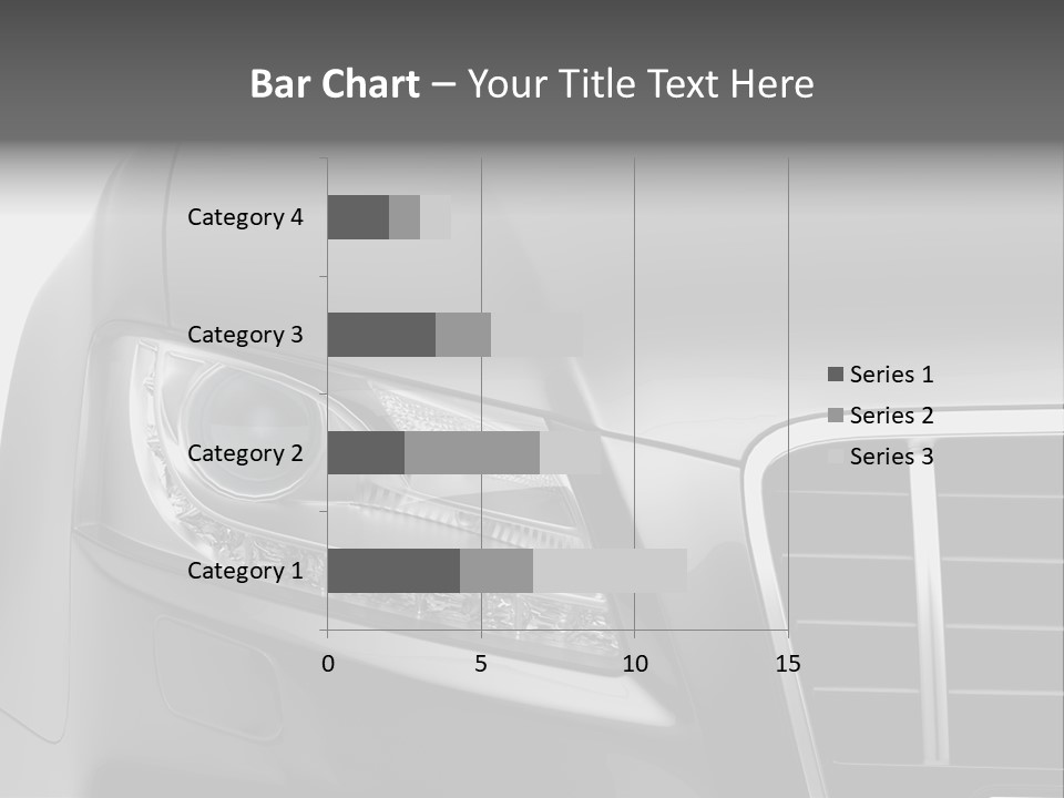 Black Car Isolated PowerPoint Template
