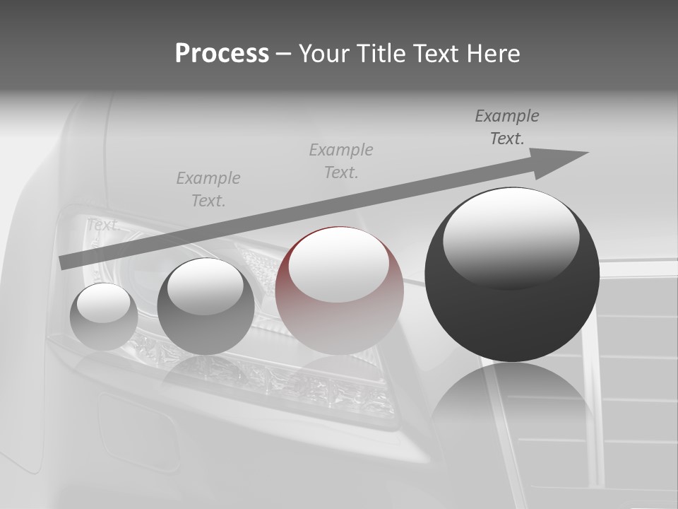 Black Car Isolated PowerPoint Template