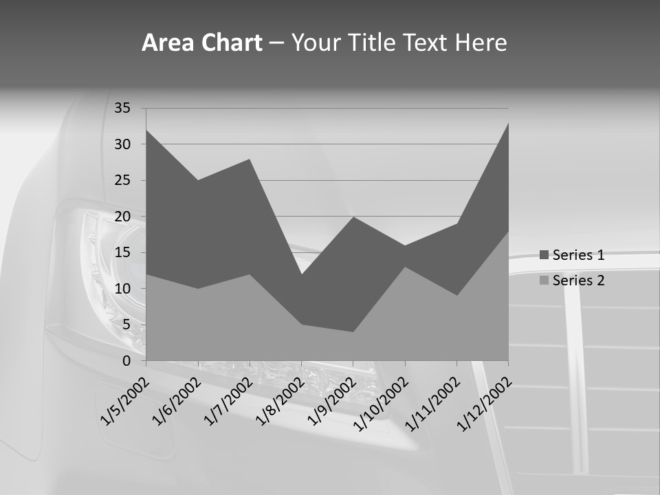 Black Car Isolated PowerPoint Template