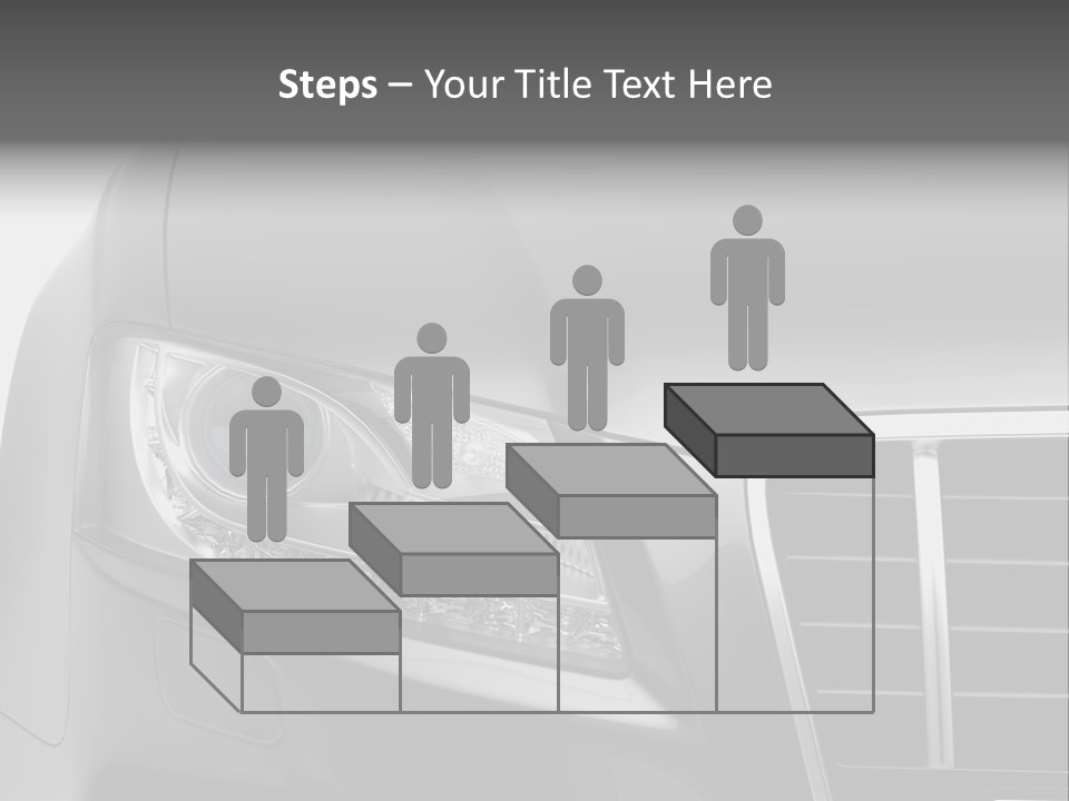 Black Car Isolated PowerPoint Template