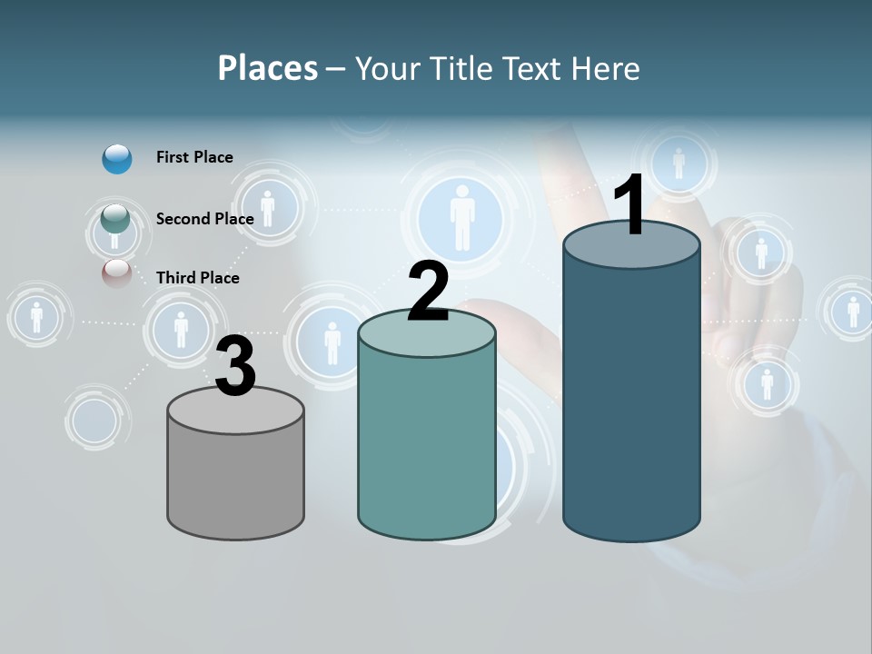 Profile Businesswoman Modern PowerPoint Template