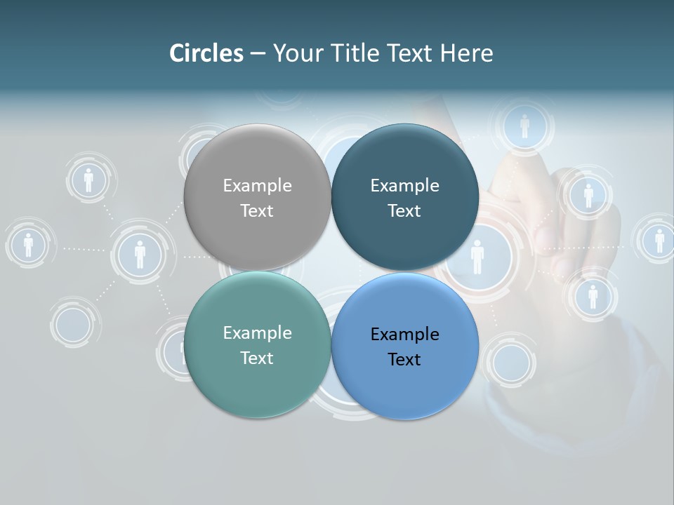 Profile Businesswoman Modern PowerPoint Template