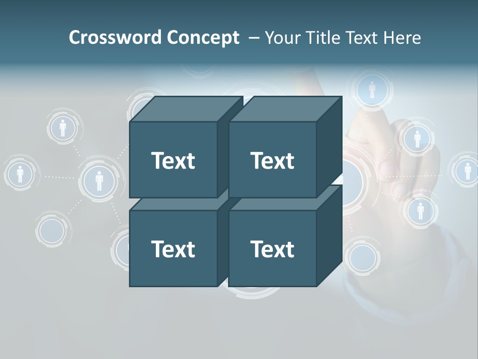 Profile Businesswoman Modern PowerPoint Template