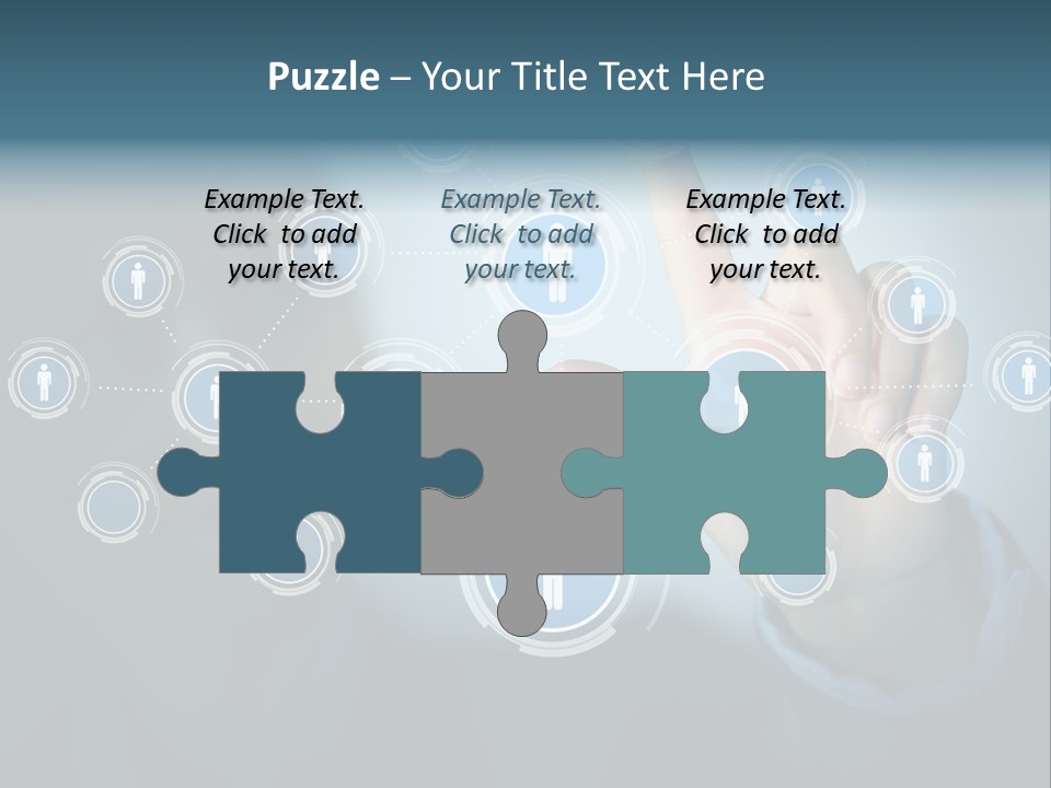 Profile Businesswoman Modern PowerPoint Template