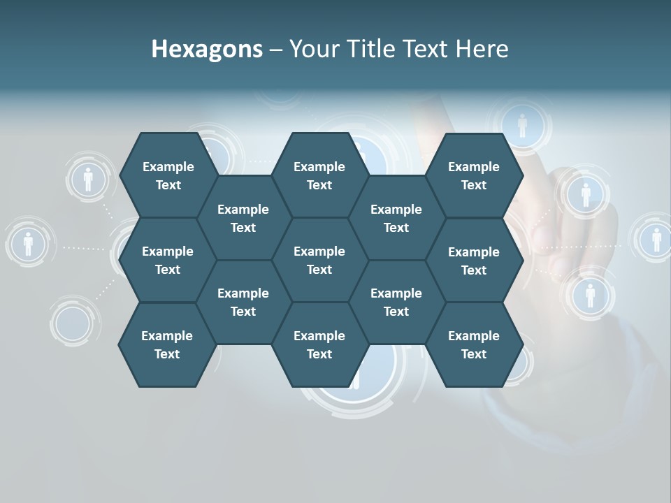 Profile Businesswoman Modern PowerPoint Template