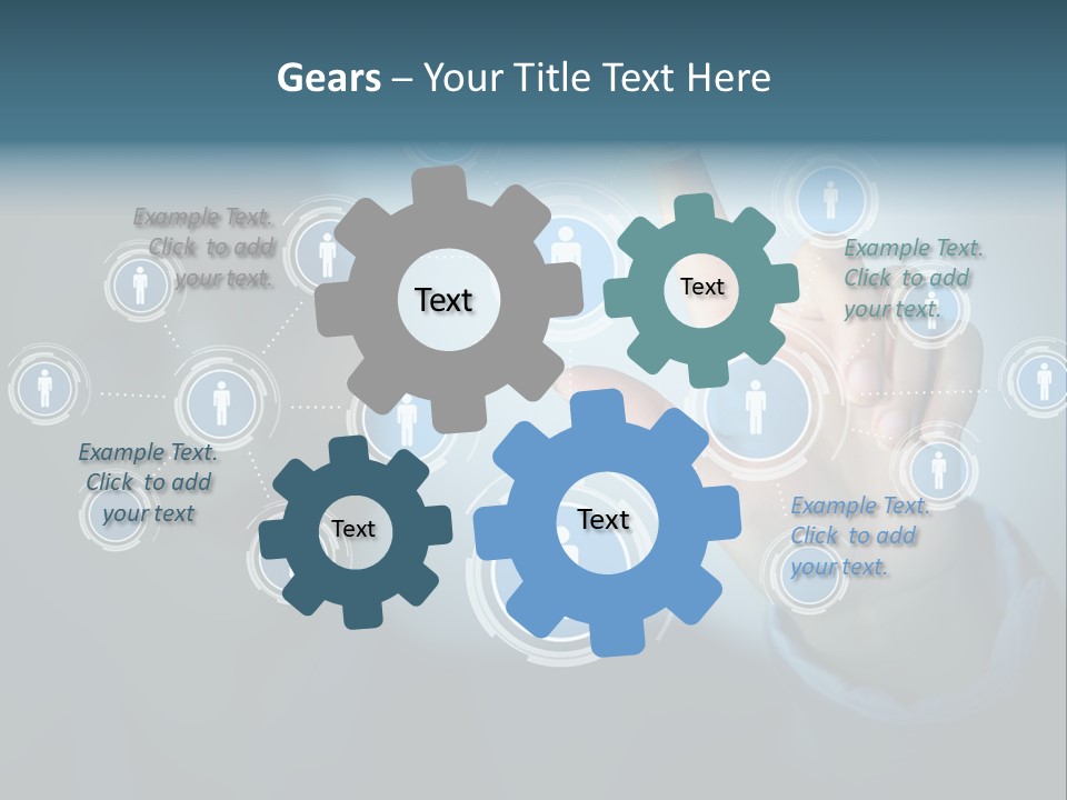 Profile Businesswoman Modern PowerPoint Template