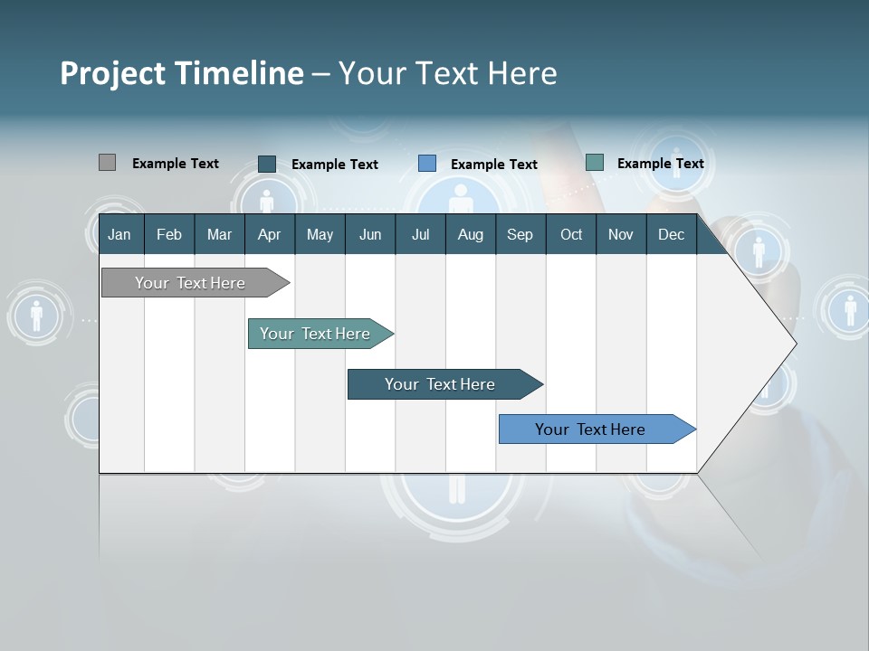 Profile Businesswoman Modern PowerPoint Template
