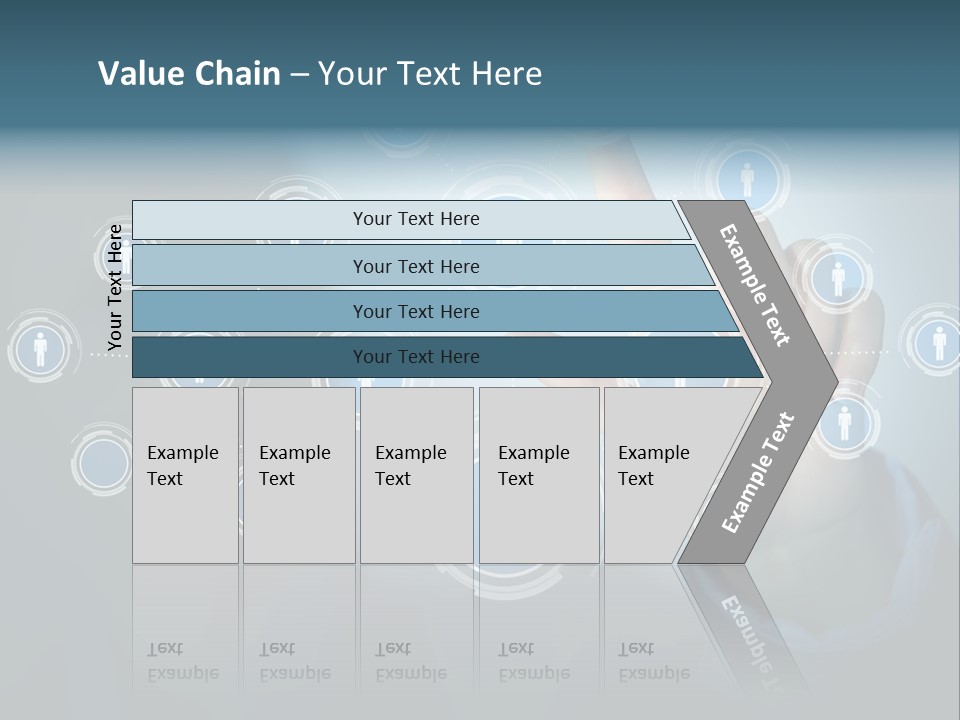 Profile Businesswoman Modern PowerPoint Template