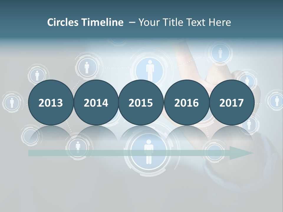 Profile Businesswoman Modern PowerPoint Template