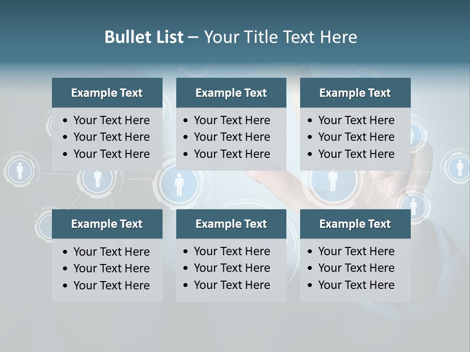 Profile Businesswoman Modern PowerPoint Template