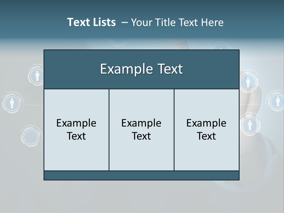 Profile Businesswoman Modern PowerPoint Template