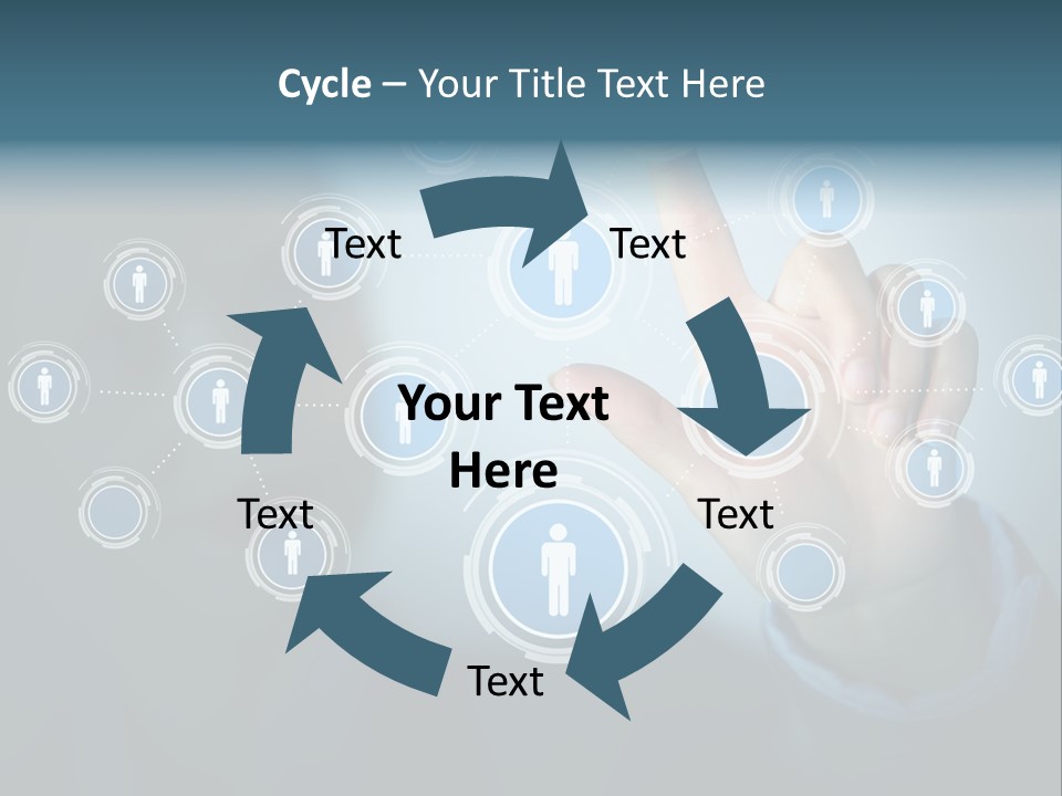 Profile Businesswoman Modern PowerPoint Template