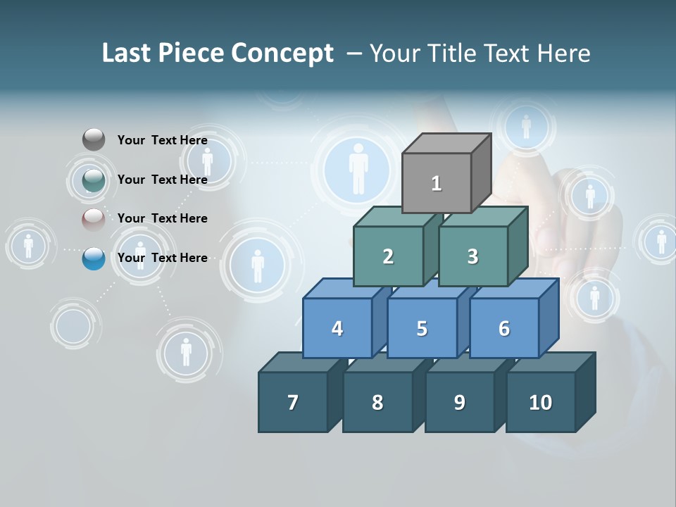 Profile Businesswoman Modern PowerPoint Template