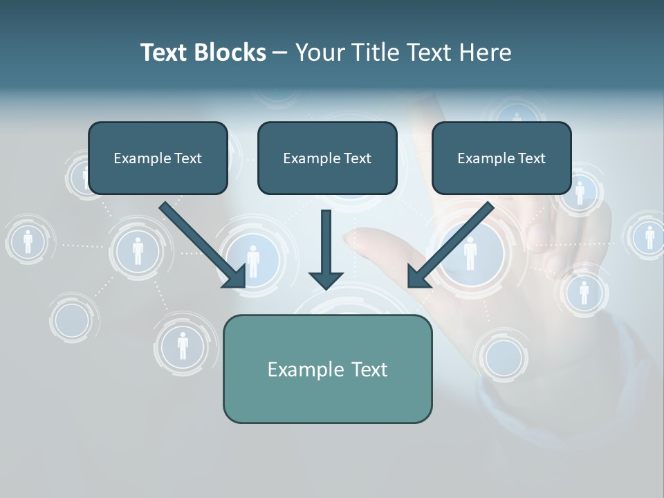 Profile Businesswoman Modern PowerPoint Template