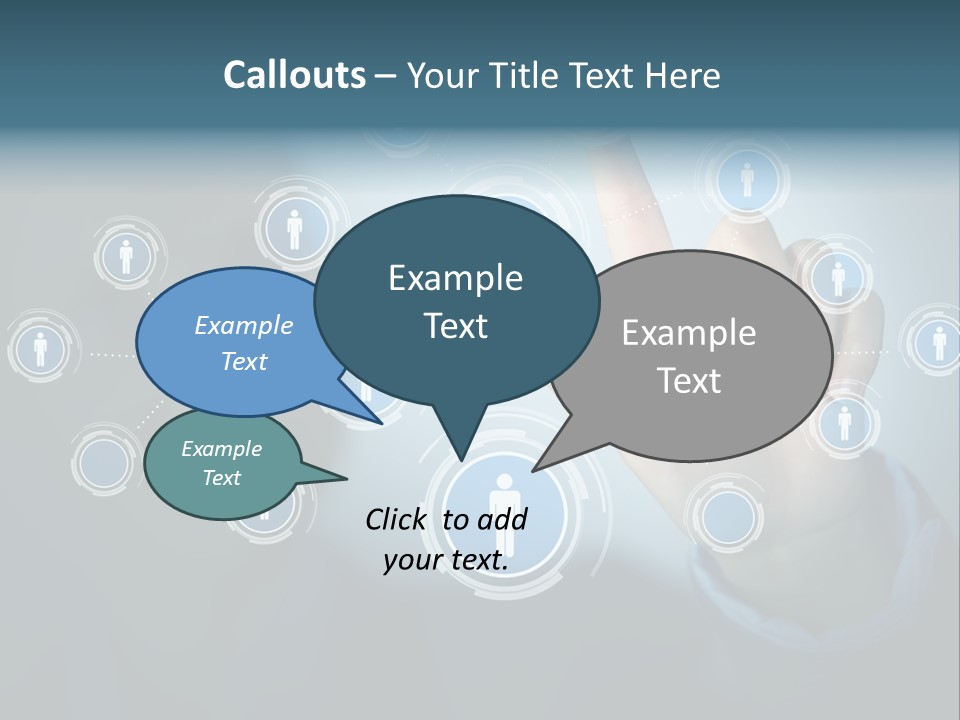 Profile Businesswoman Modern PowerPoint Template