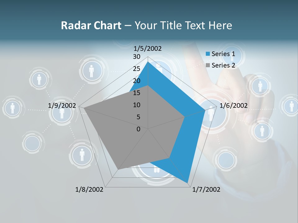 Profile Businesswoman Modern PowerPoint Template