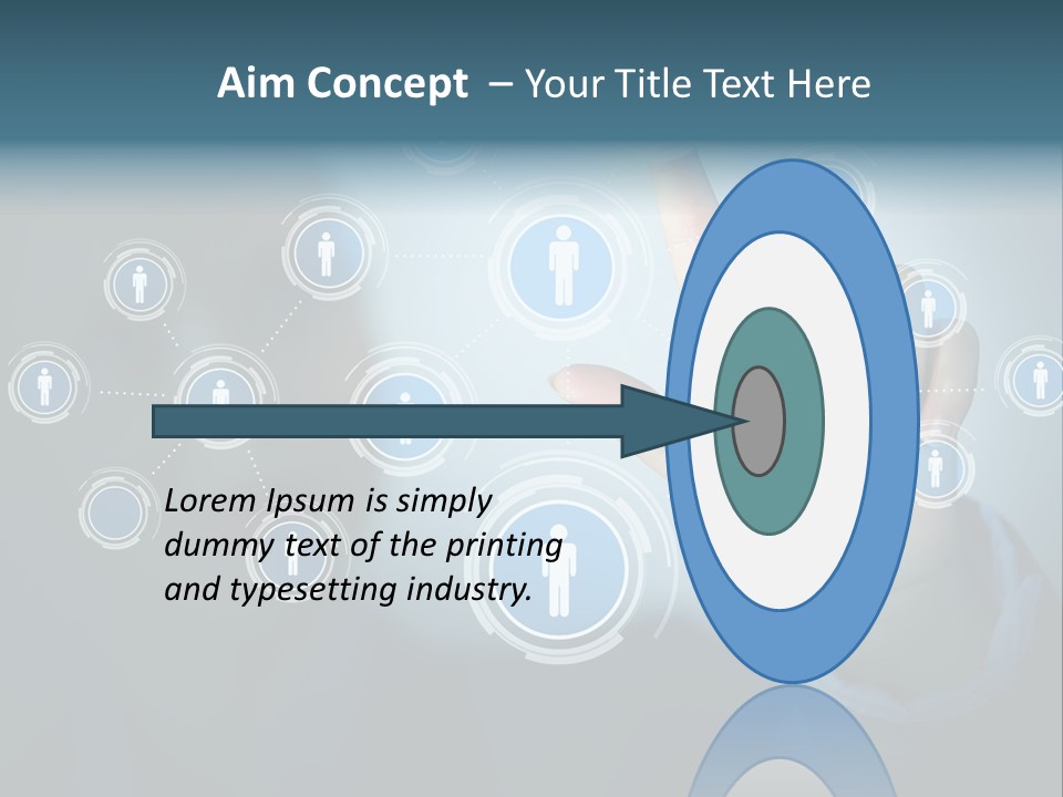 Profile Businesswoman Modern PowerPoint Template