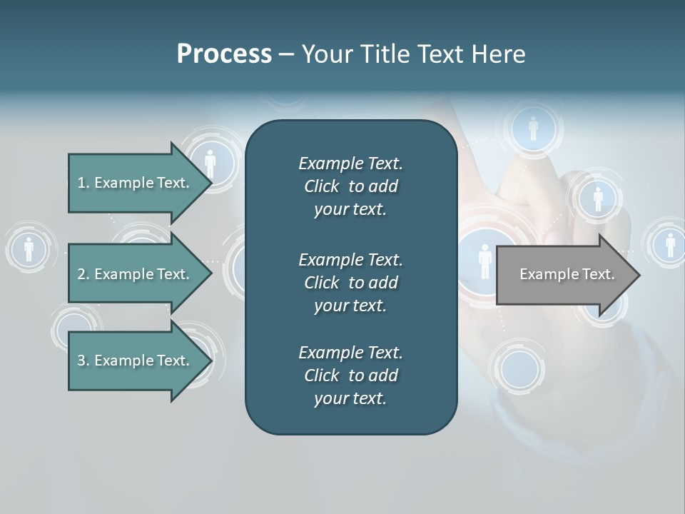 Profile Businesswoman Modern PowerPoint Template