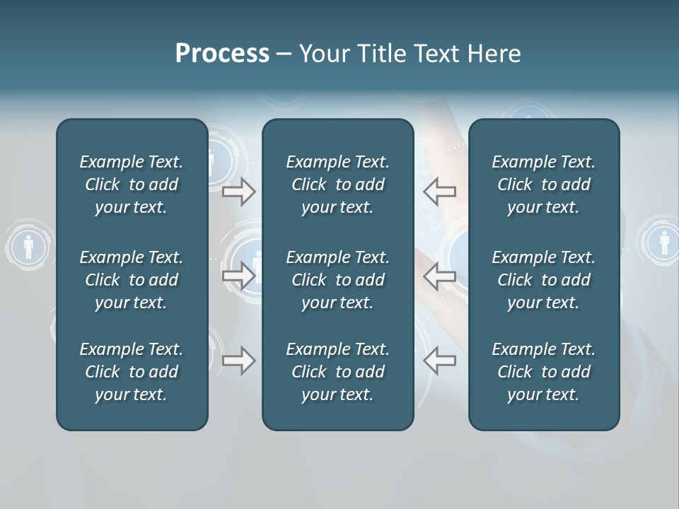 Profile Businesswoman Modern PowerPoint Template