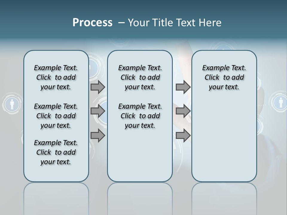 Profile Businesswoman Modern PowerPoint Template