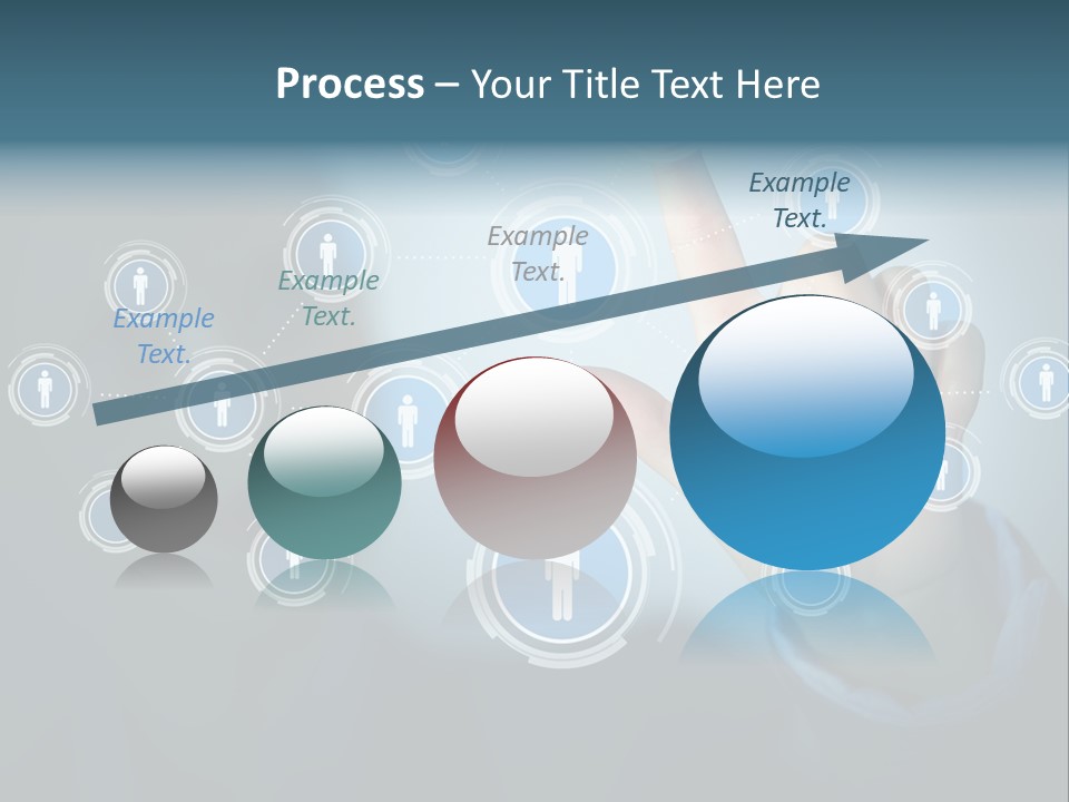 Profile Businesswoman Modern PowerPoint Template