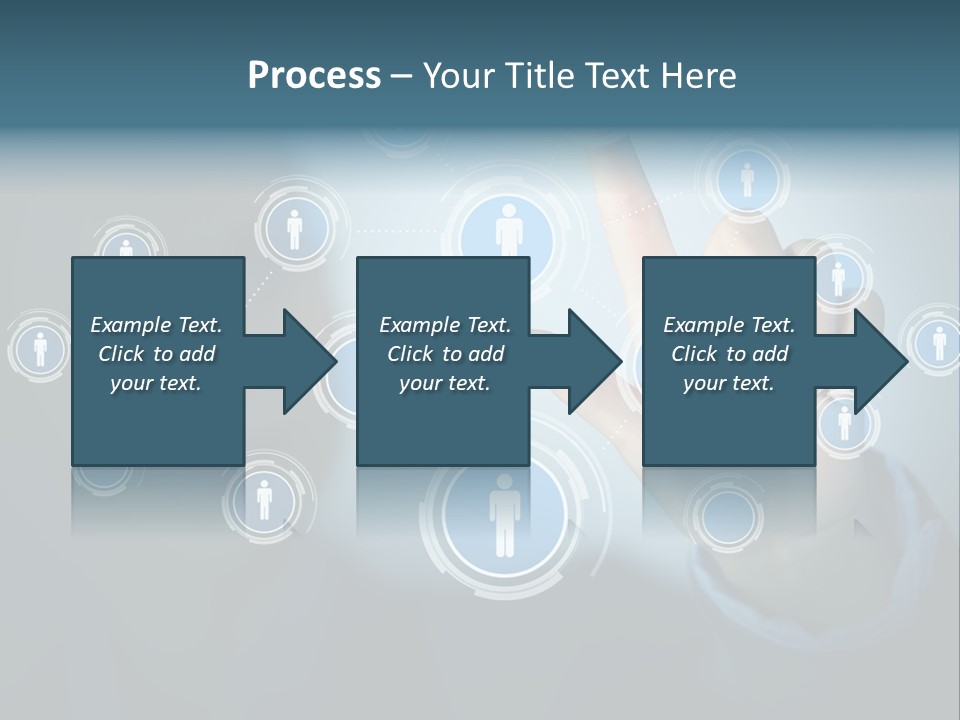 Profile Businesswoman Modern PowerPoint Template