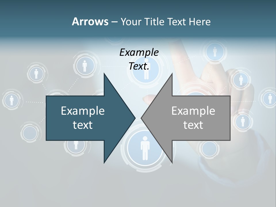 Profile Businesswoman Modern PowerPoint Template