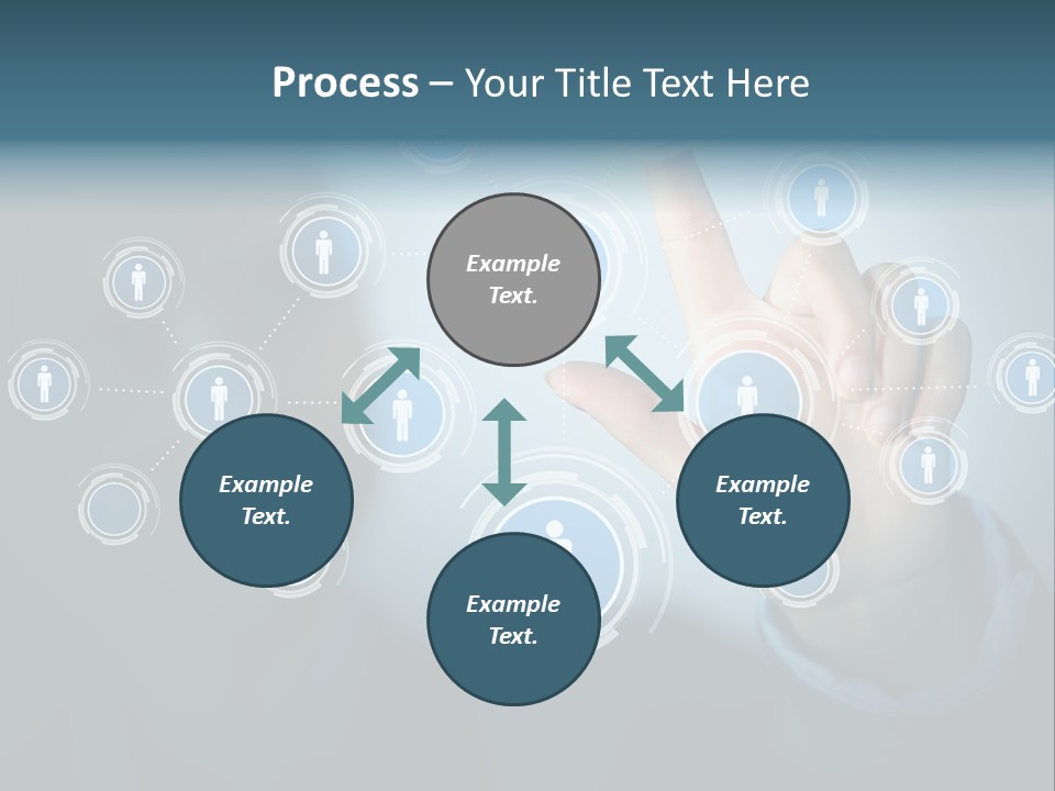 Profile Businesswoman Modern PowerPoint Template