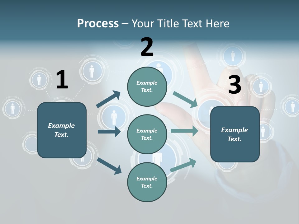 Profile Businesswoman Modern PowerPoint Template