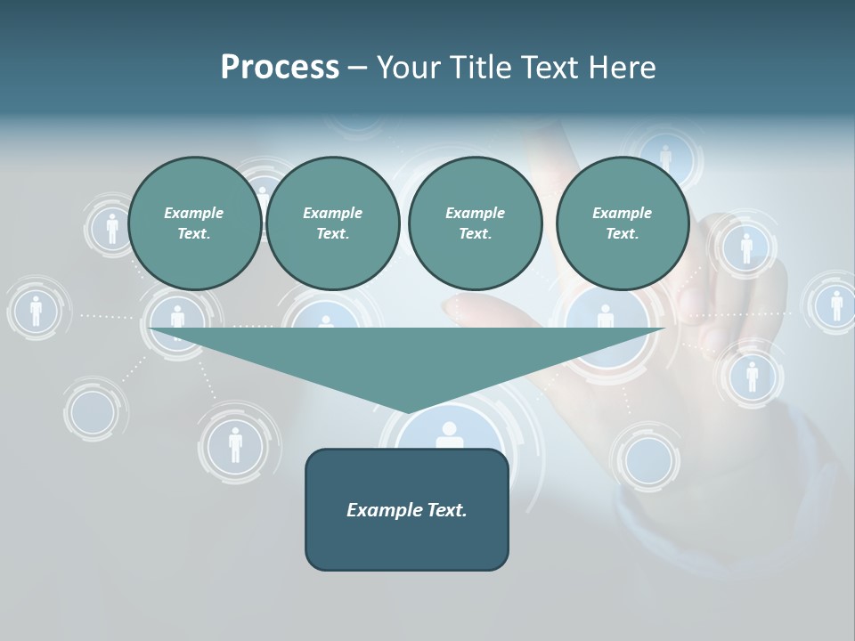 Profile Businesswoman Modern PowerPoint Template