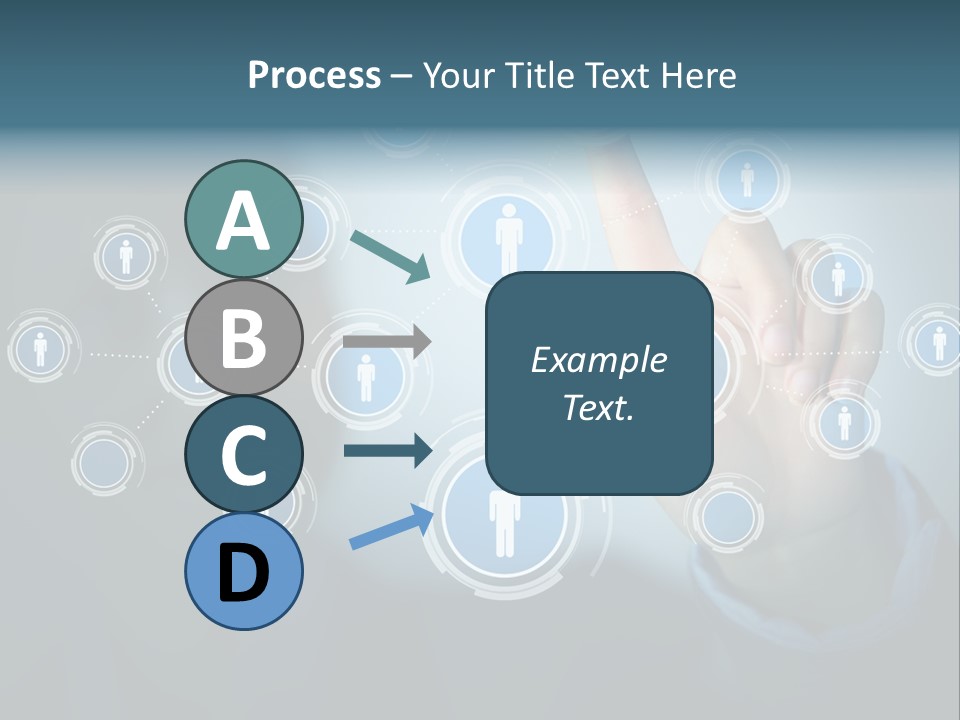 Profile Businesswoman Modern PowerPoint Template