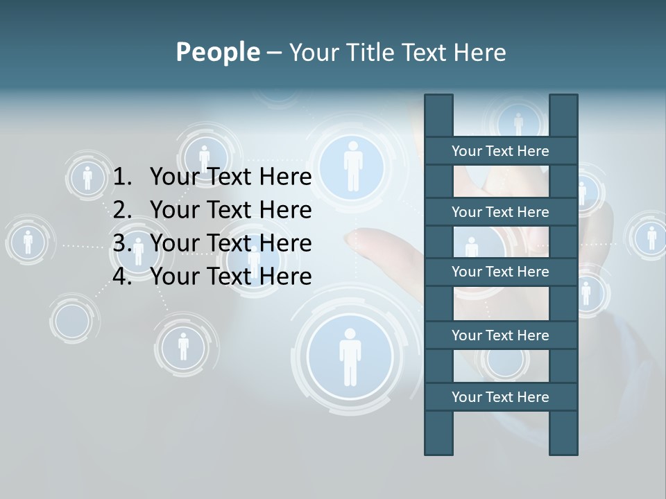 Profile Businesswoman Modern PowerPoint Template