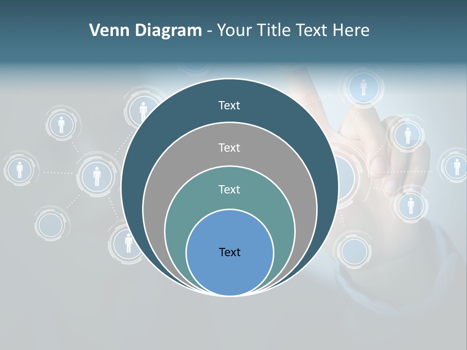 Profile Businesswoman Modern PowerPoint Template