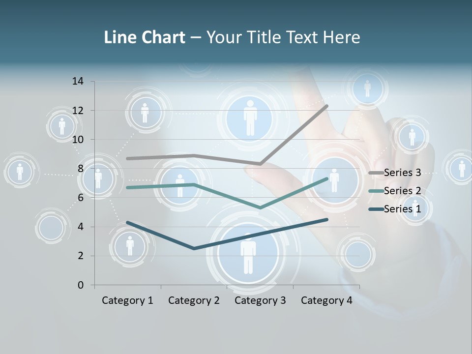 Profile Businesswoman Modern PowerPoint Template