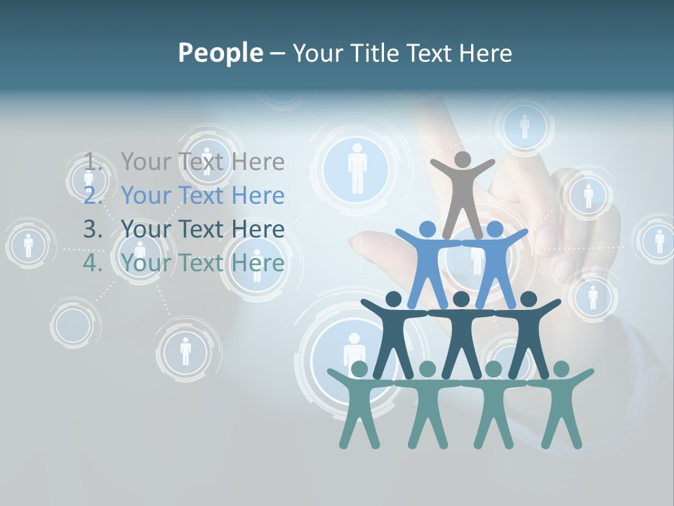 Profile Businesswoman Modern PowerPoint Template