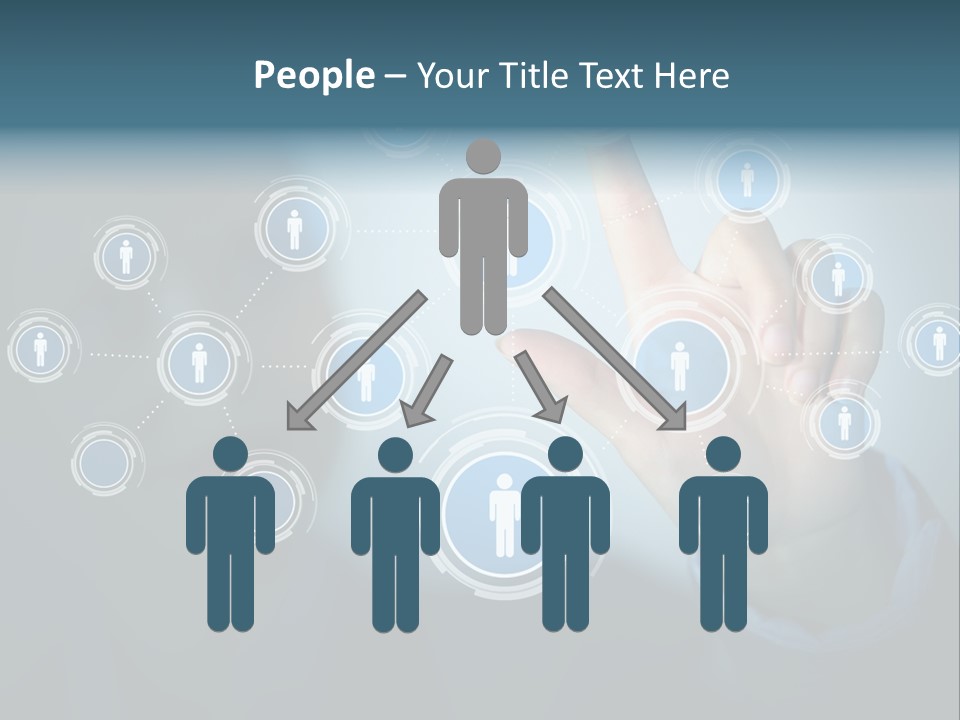 Profile Businesswoman Modern PowerPoint Template