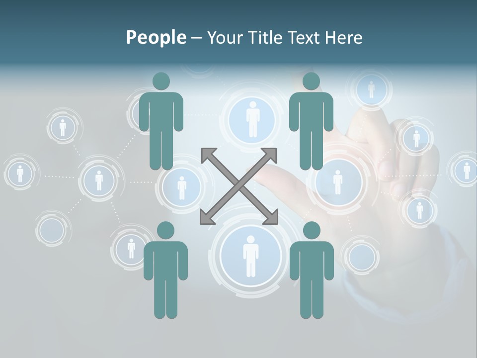 Profile Businesswoman Modern PowerPoint Template