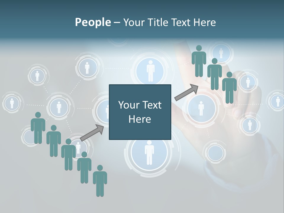 Profile Businesswoman Modern PowerPoint Template