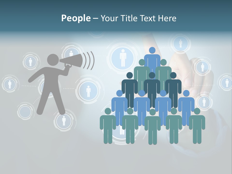 Profile Businesswoman Modern PowerPoint Template