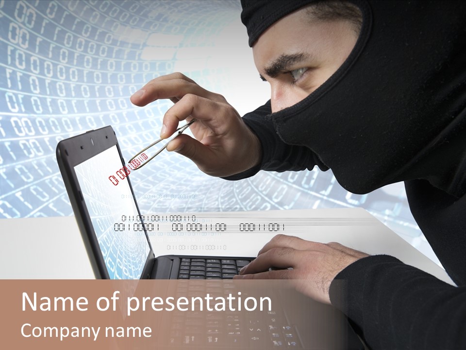 Piracy Network Stolen PowerPoint Template