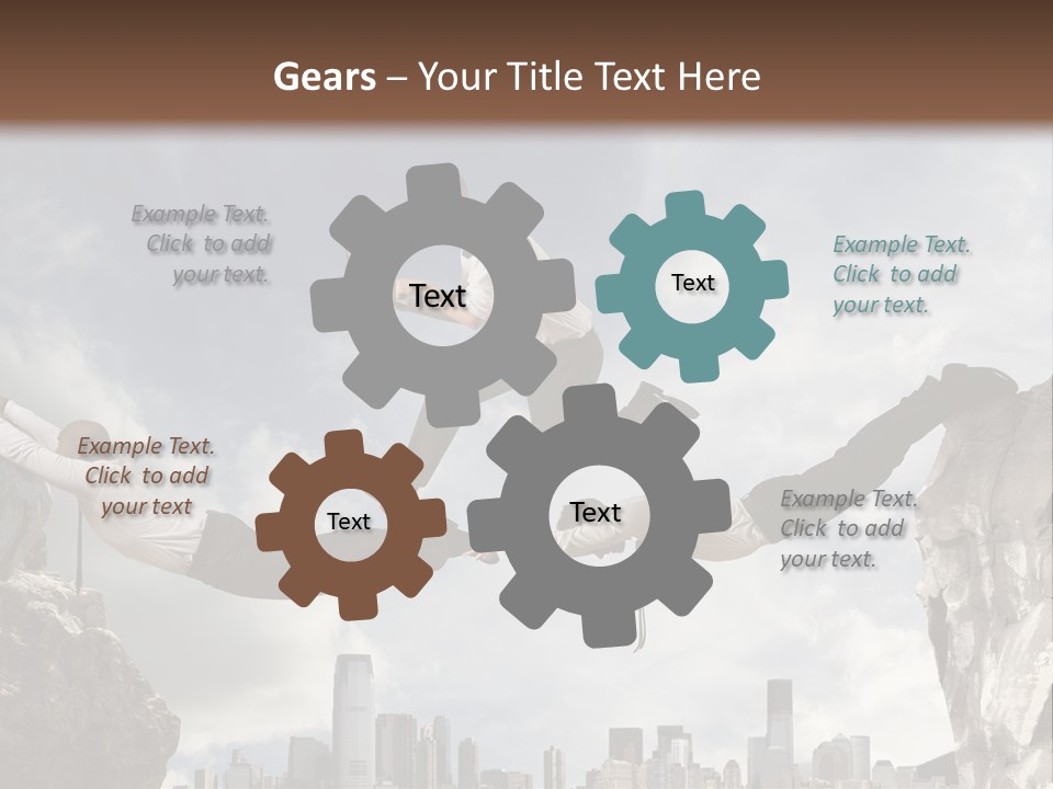 Danger Work Courage PowerPoint Template