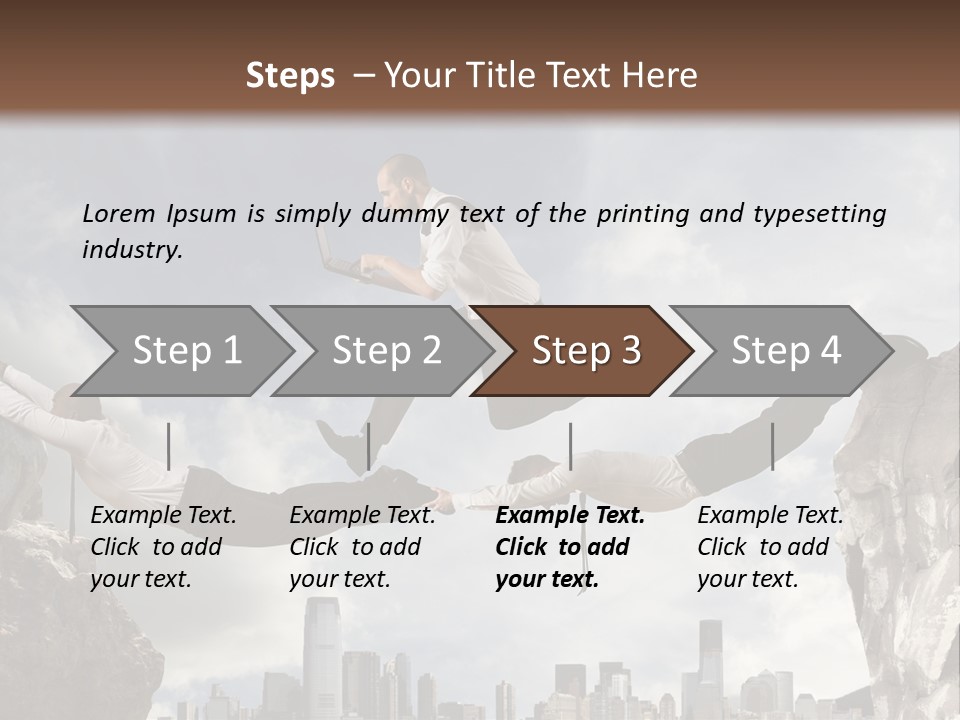 Danger Work Courage PowerPoint Template