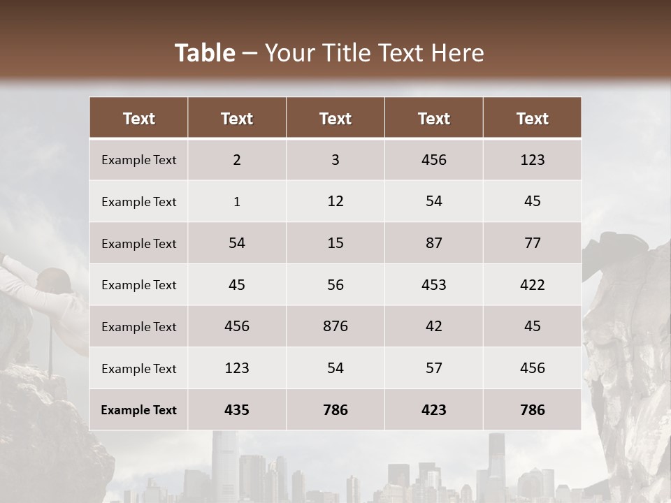 Danger Work Courage PowerPoint Template