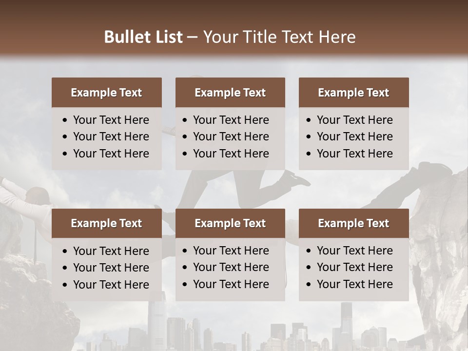 Danger Work Courage PowerPoint Template