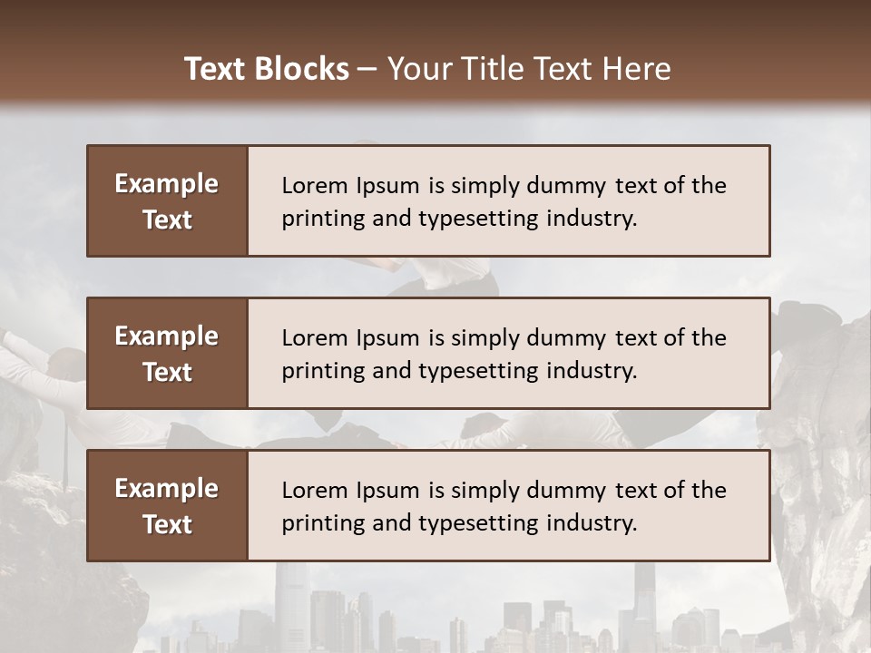 Danger Work Courage PowerPoint Template