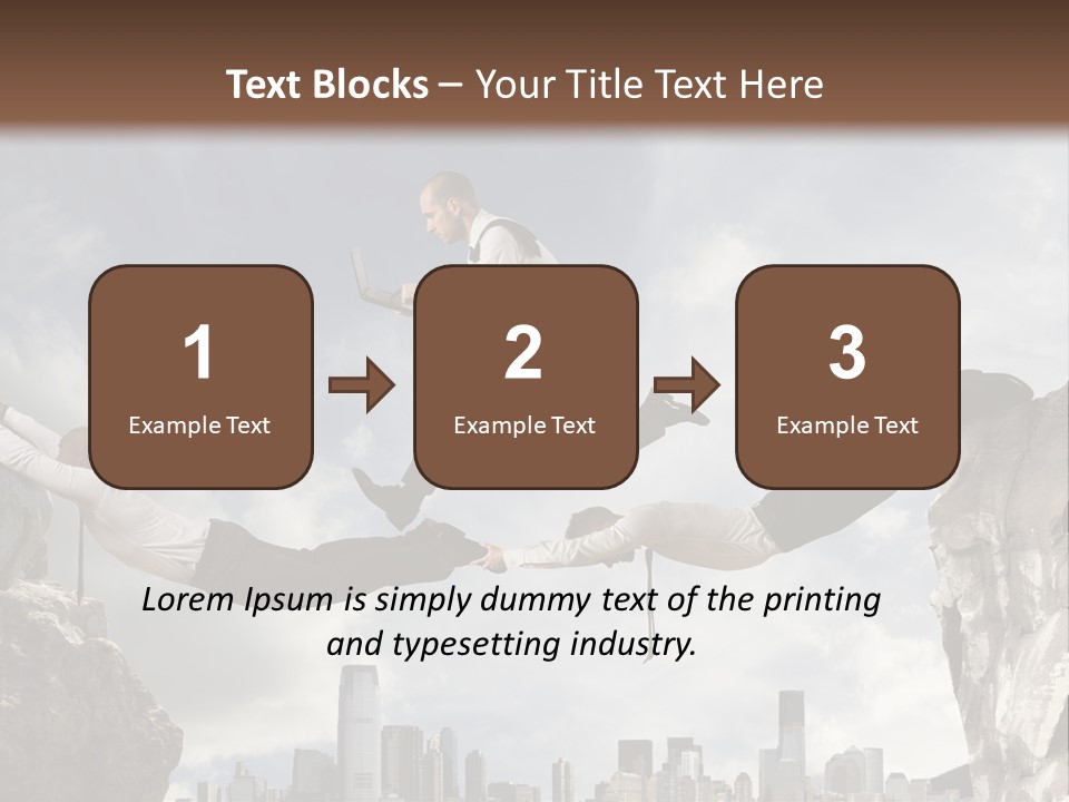 Danger Work Courage PowerPoint Template