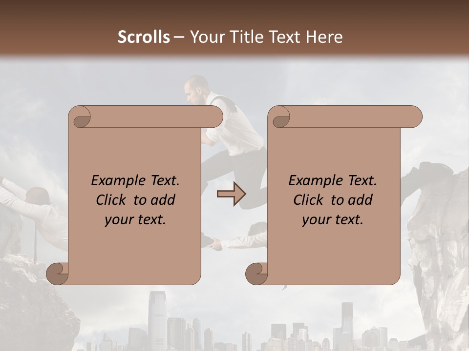 Danger Work Courage PowerPoint Template